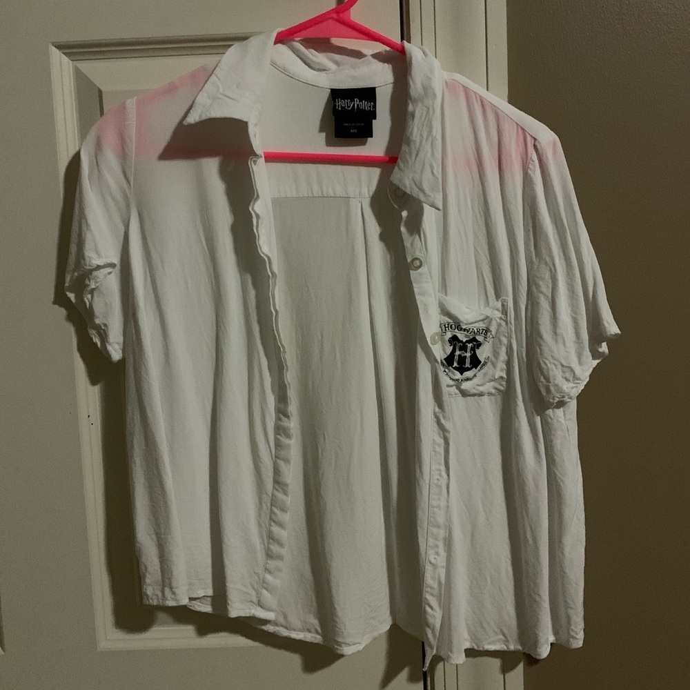Harry Potter Short-Sleeved Button-Up Shirt
